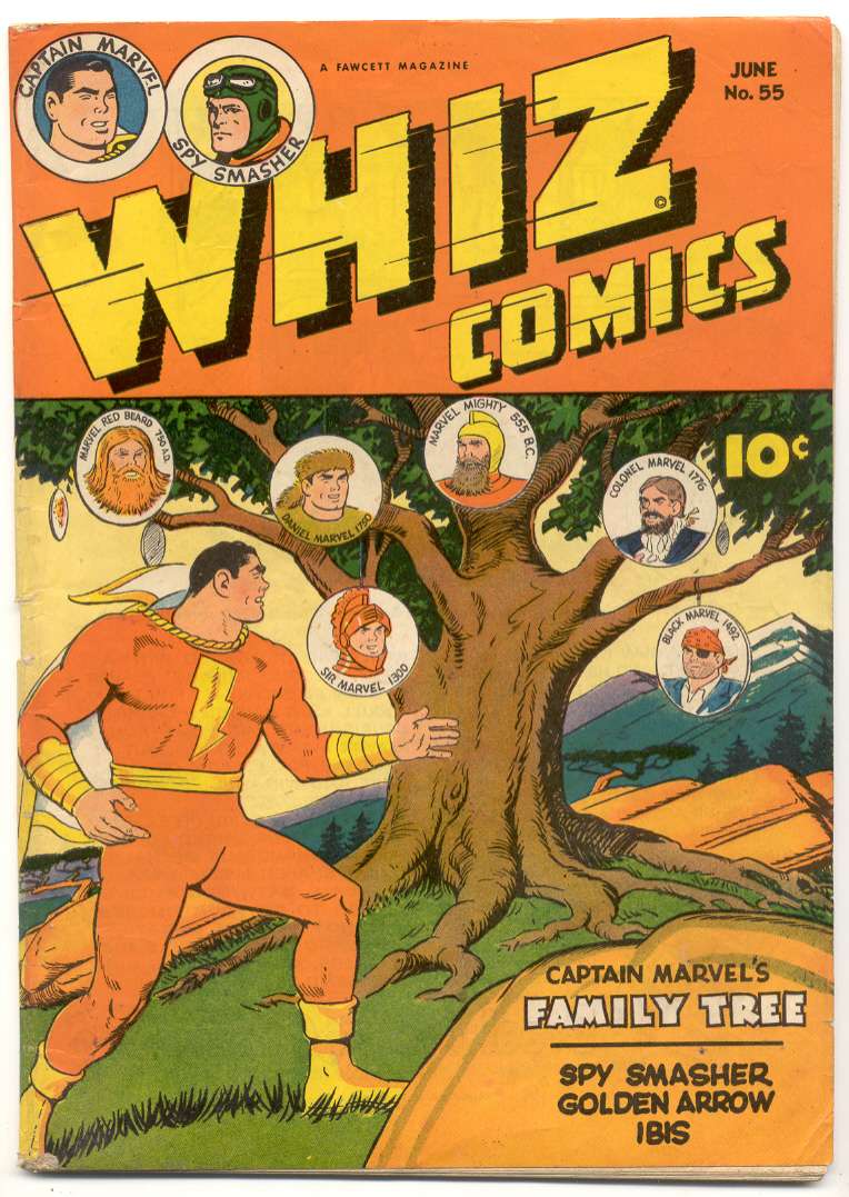 Book Cover For Whiz Comics 55 - Version 1