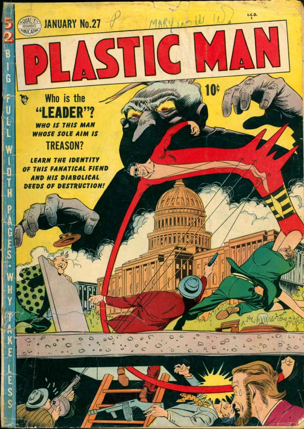 Comic Book Cover For Plastic Man 27
