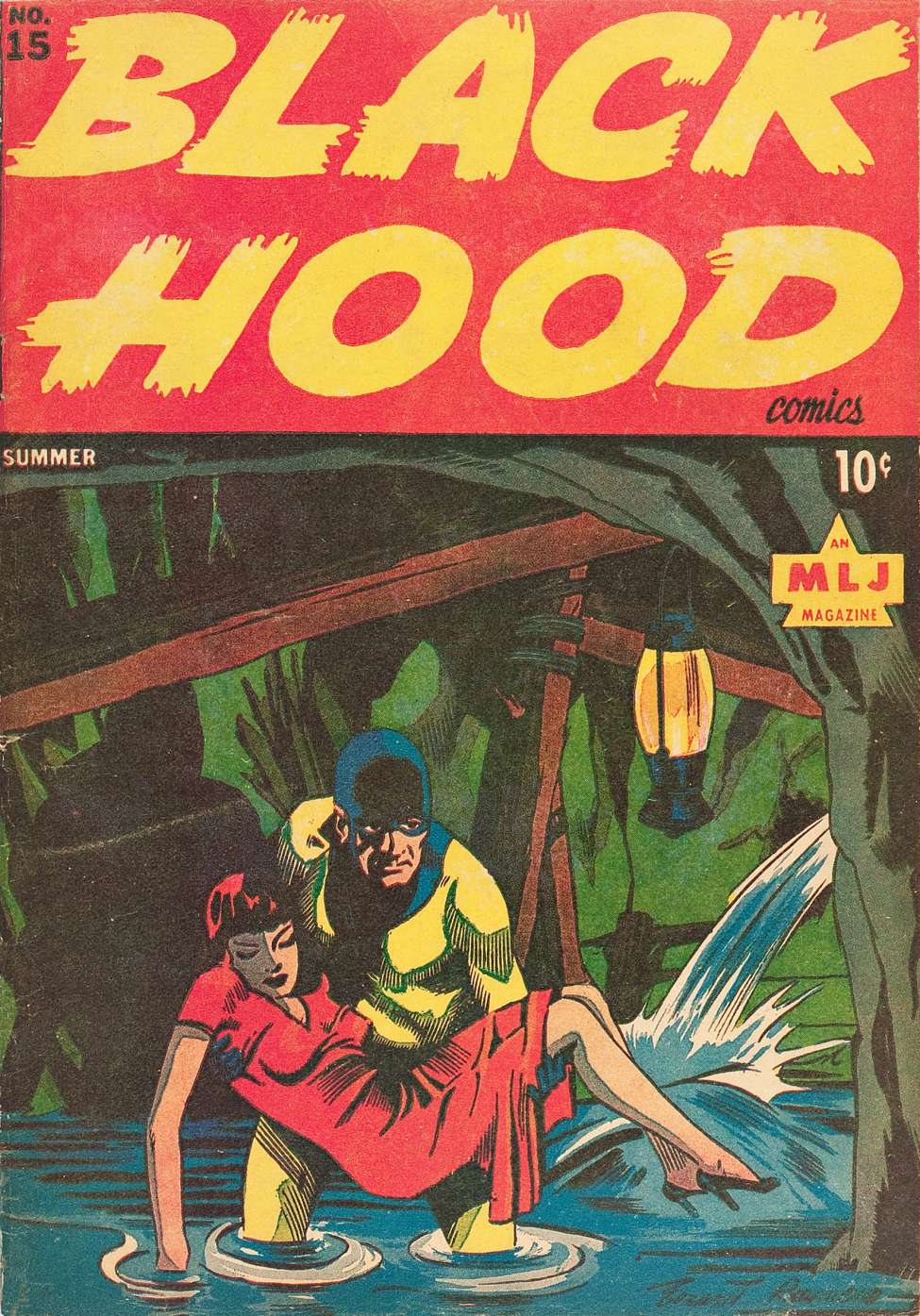 Comic Book Cover For Black Hood Comics 15