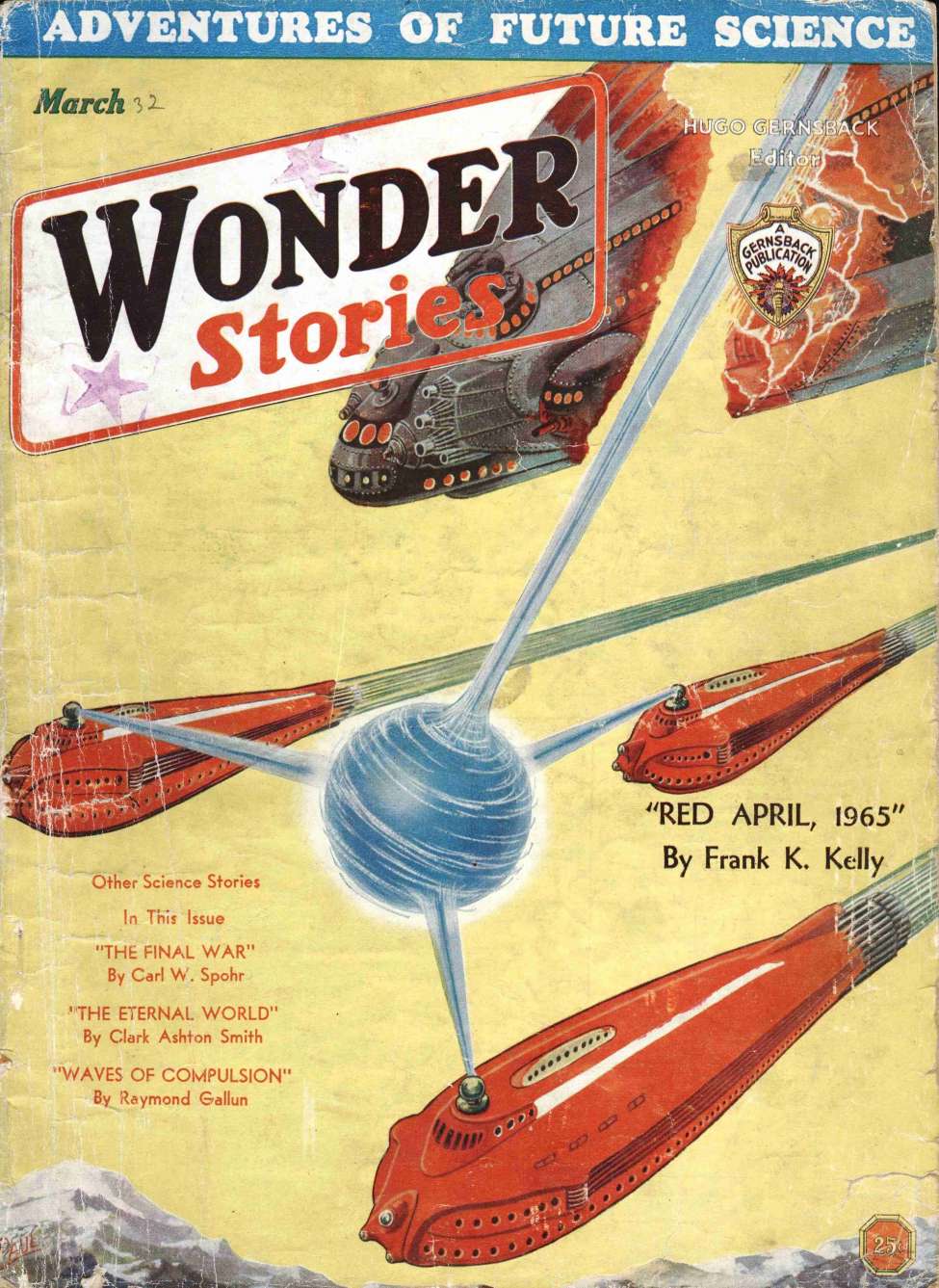 Comic Book Cover For Wonder Stories v3 10 - The Final War - Carl W. Spohr