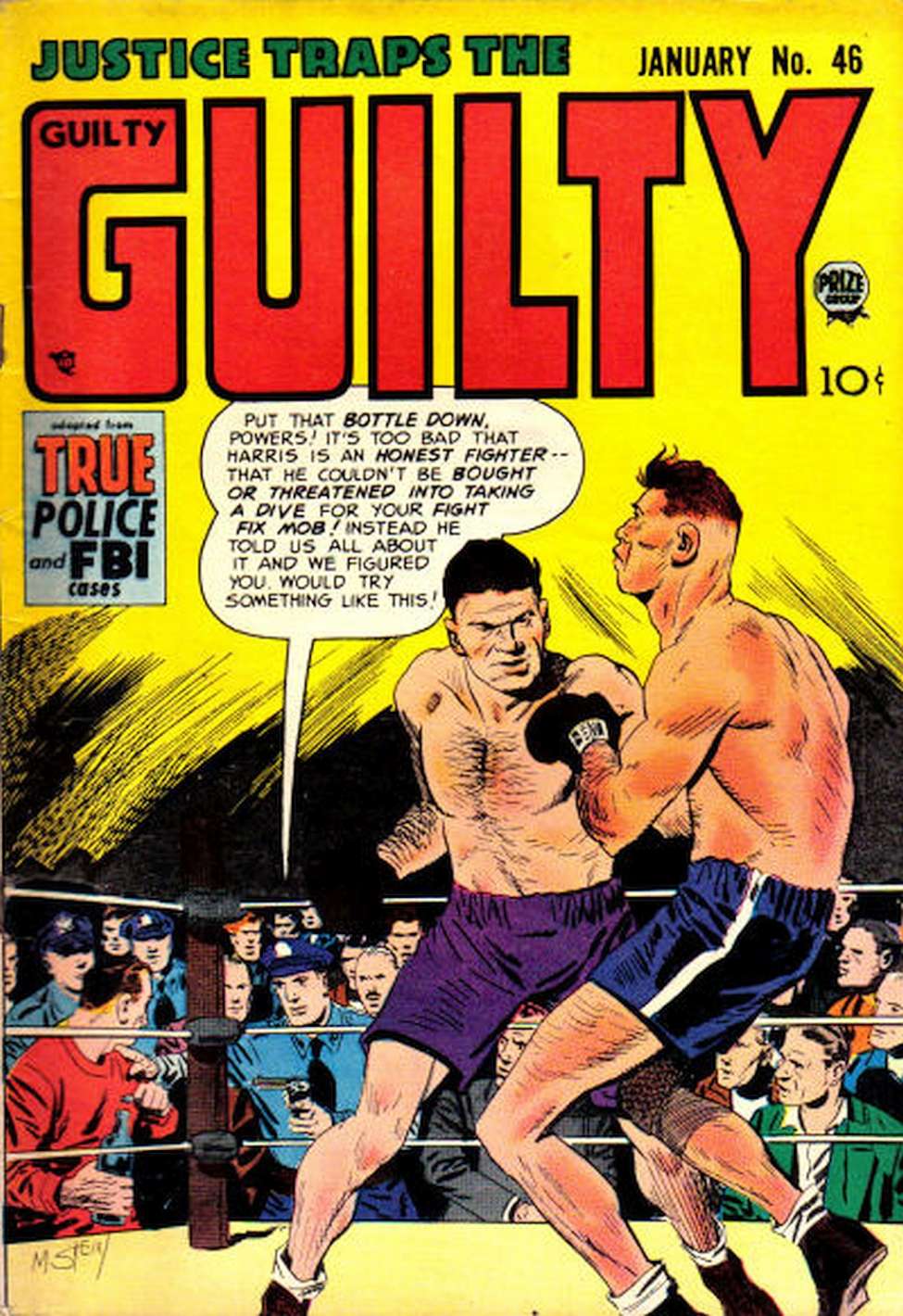 Comic Book Cover For Justice Traps the Guilty 46