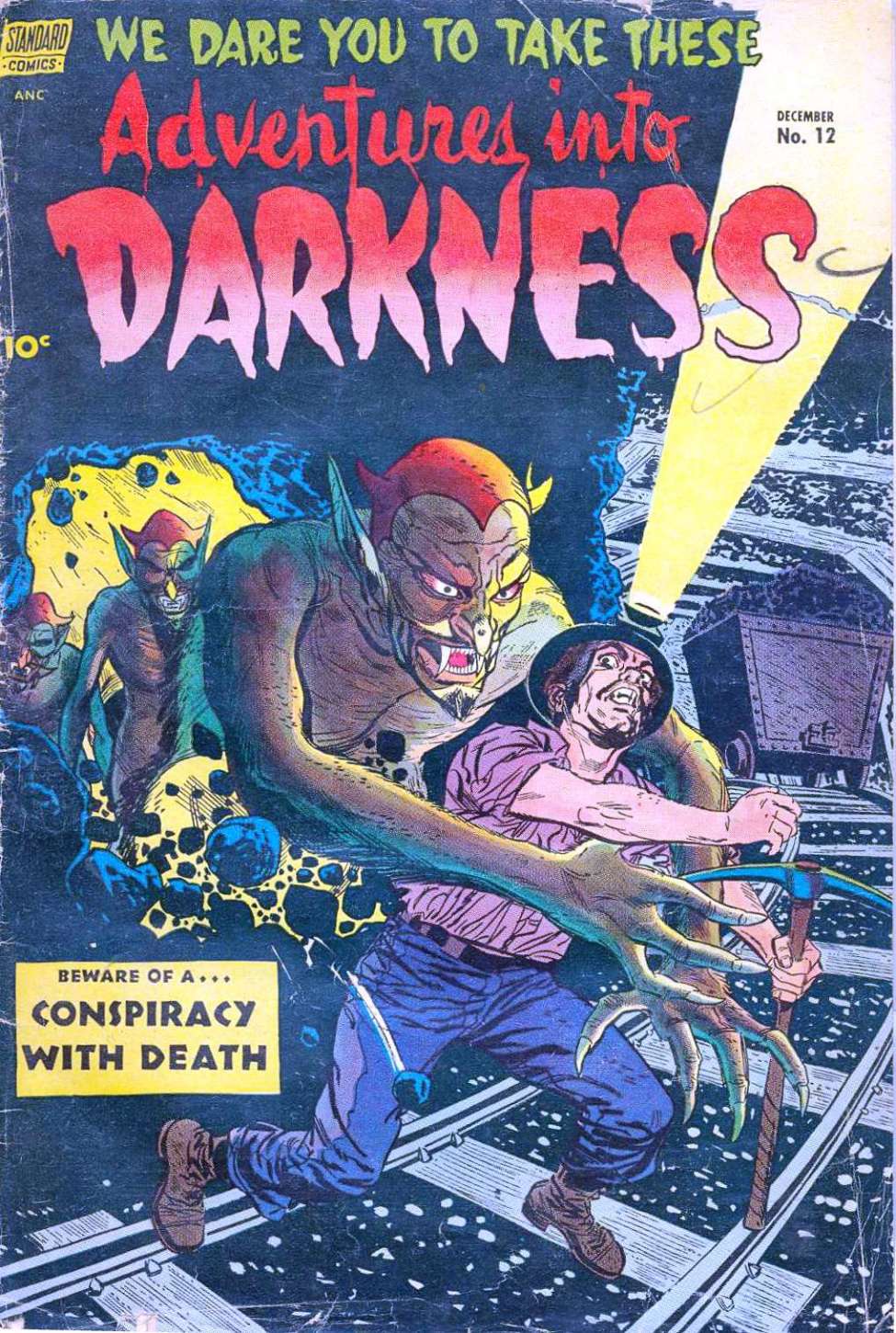 Book Cover For Adventures into Darkness 12