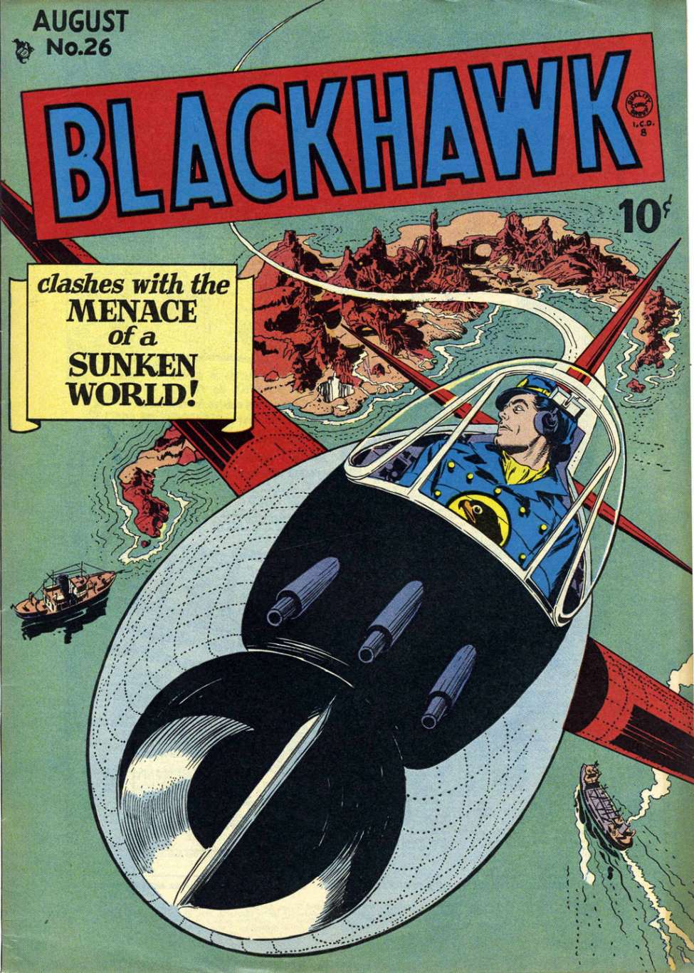 Comic Book Cover For Blackhawk 26