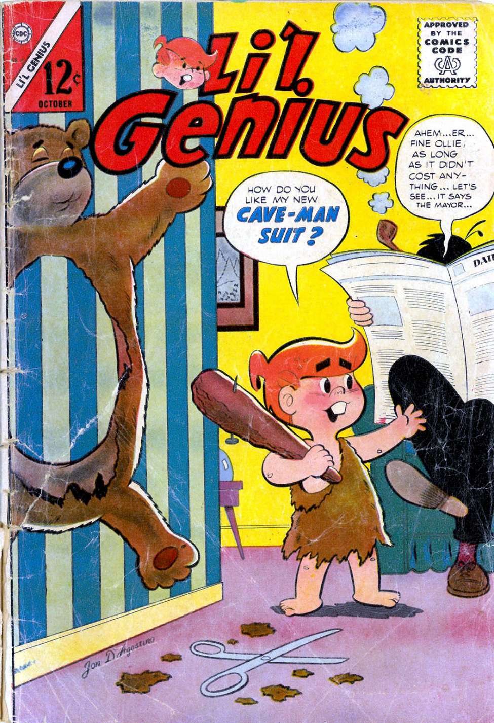 Comic Book Cover For Li'l Genius 53