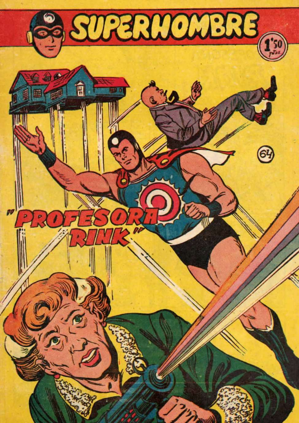 Comic Book Cover For SuperHombre 64 Profesora Rink