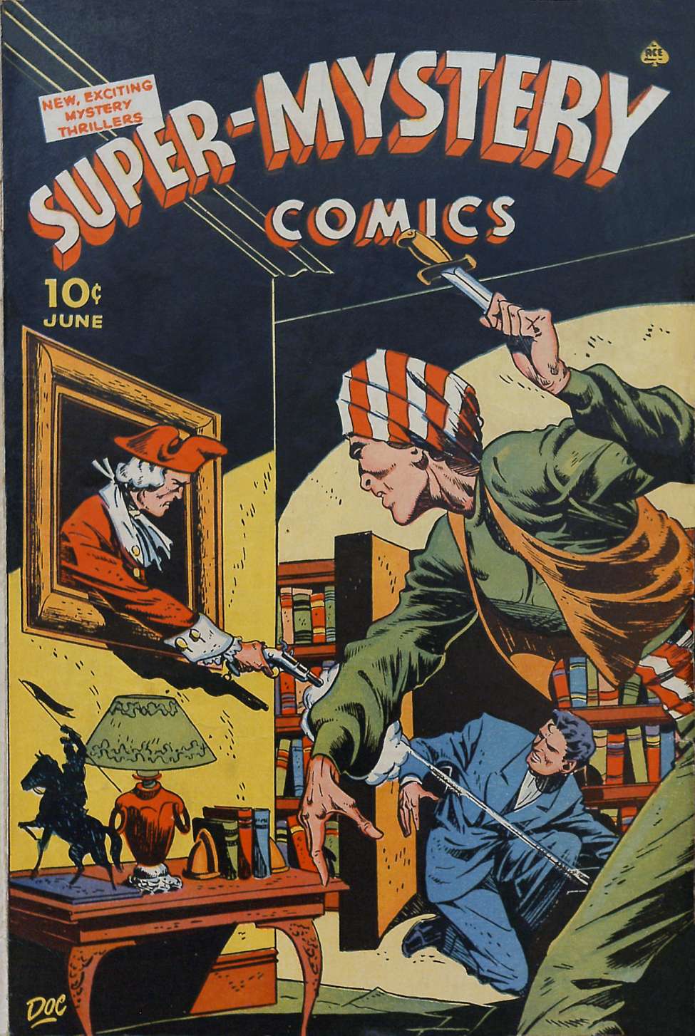 Comic Book Cover For Super-Mystery Comics v5 6