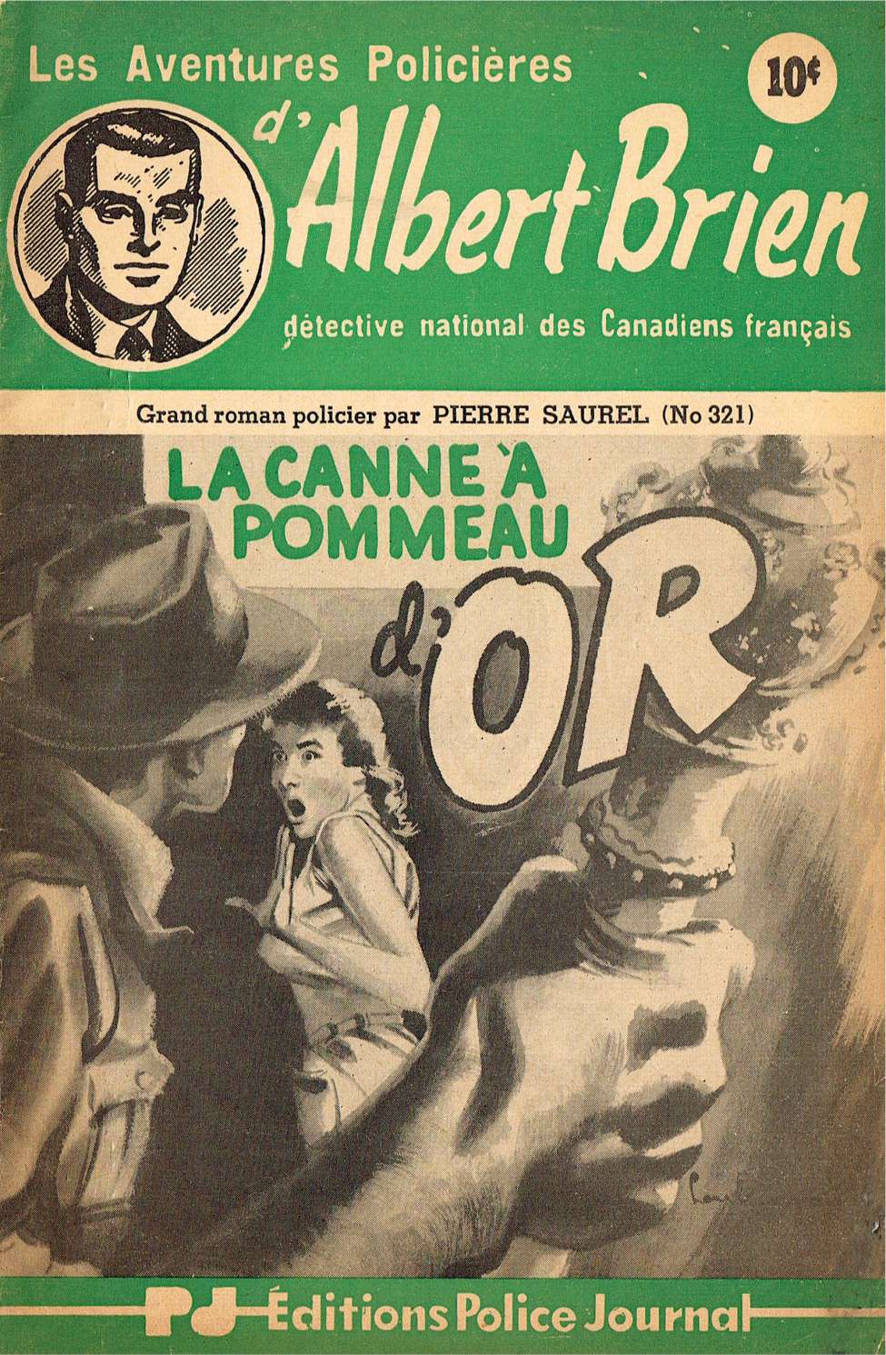 Book Cover For Albert Brien v2 321 - La canne à pommeau d'or