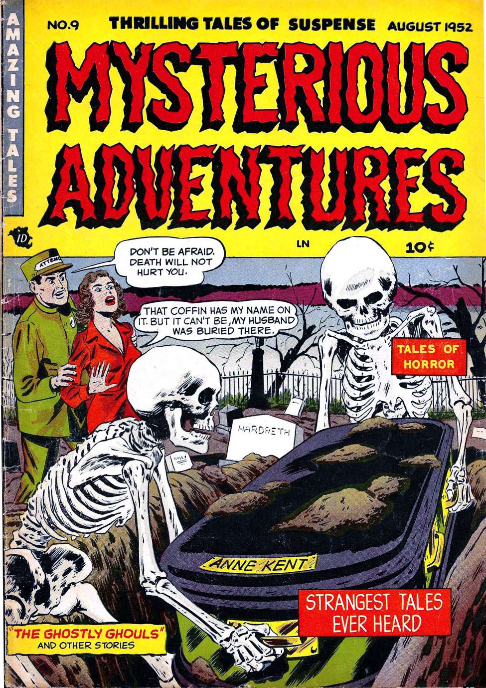 Comic Book Cover For Mysterious Adventures 9