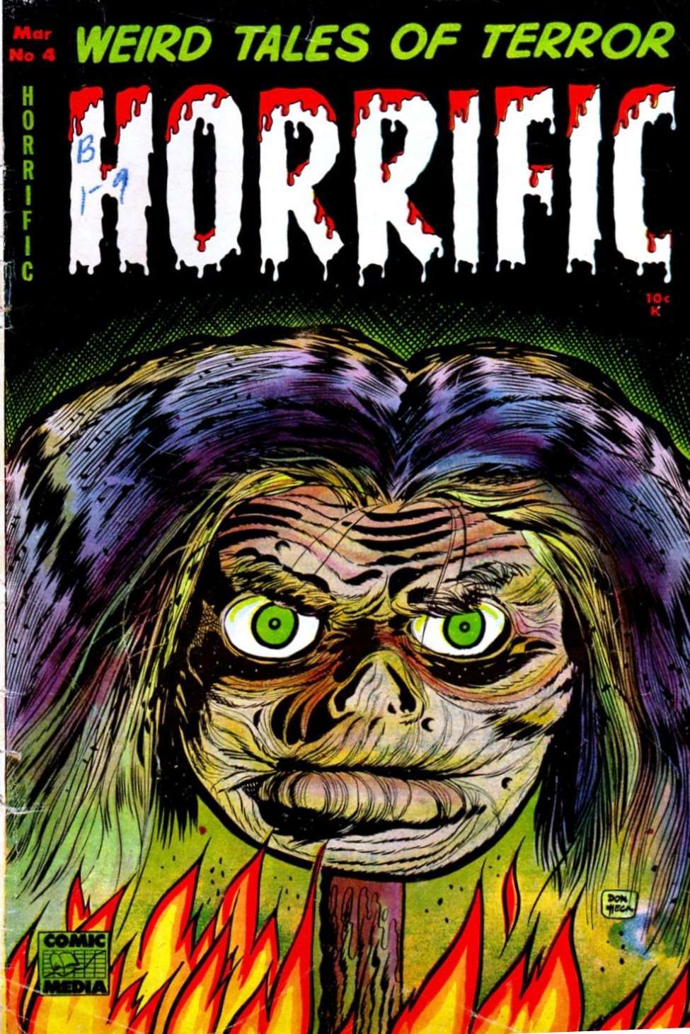 Comic Book Cover For Horrific 4