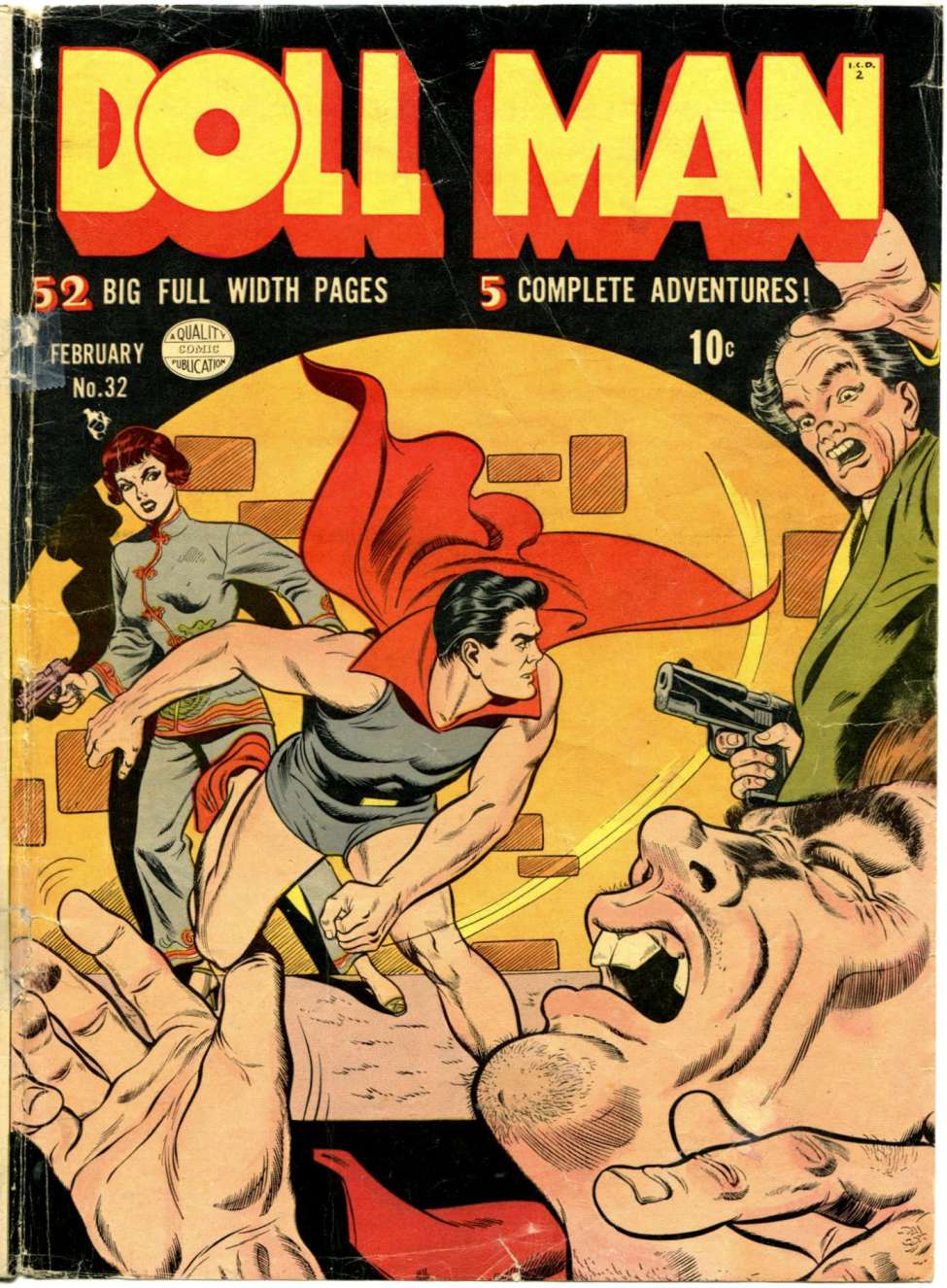 Comic Book Cover For Doll Man 32