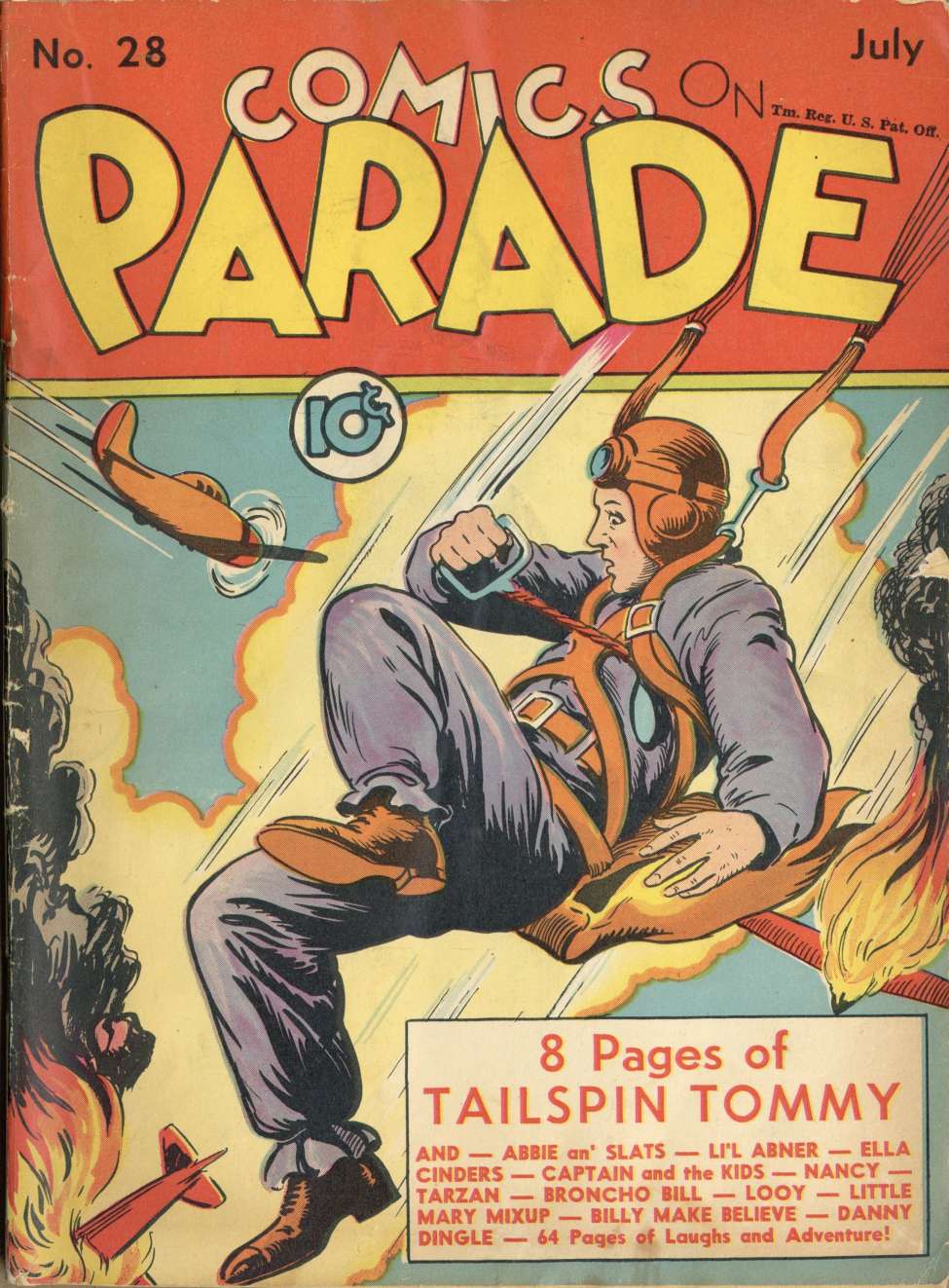 Comic Book Cover For Comics on Parade 28