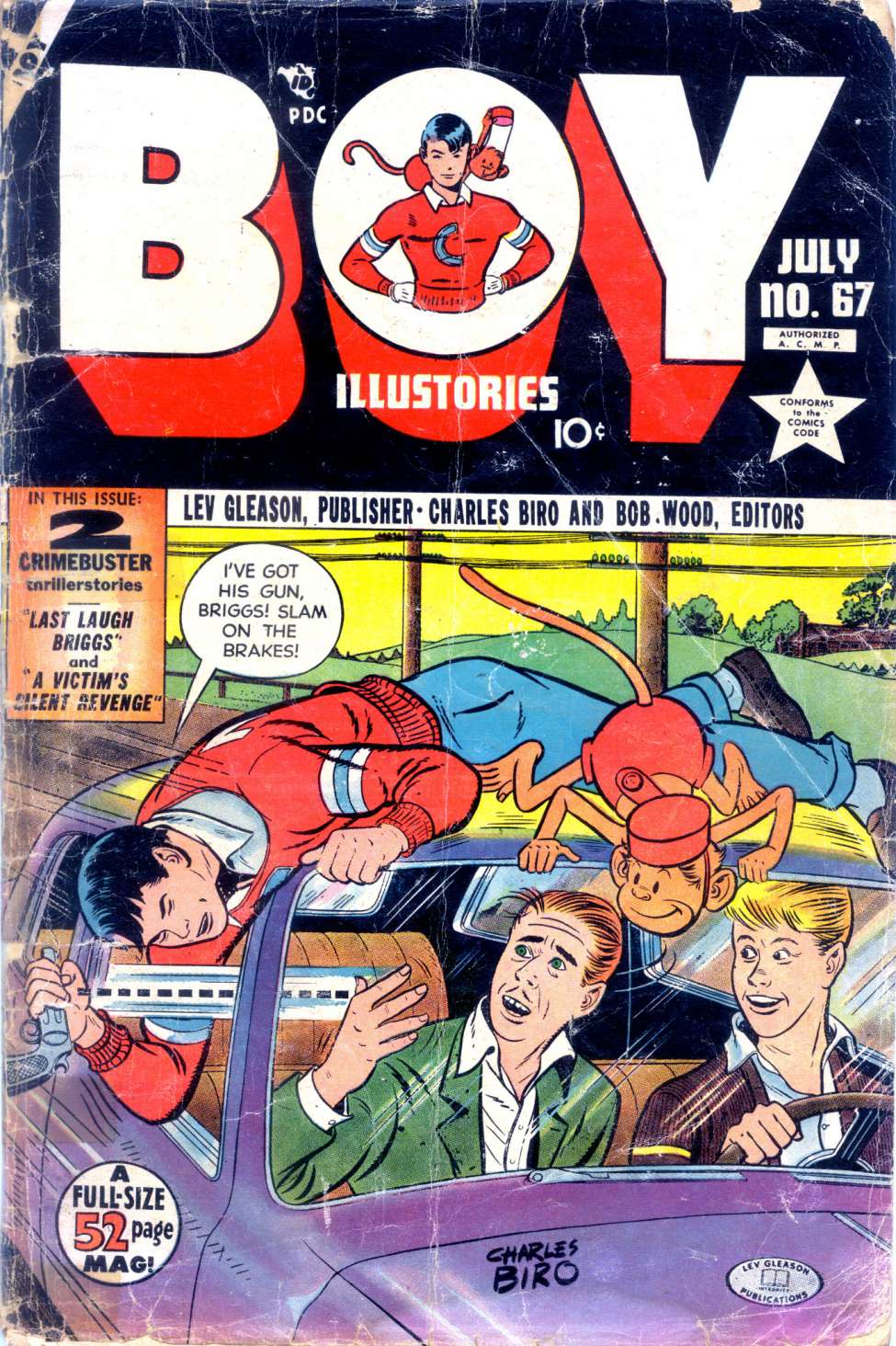 Comic Book Cover For Boy Comics 67