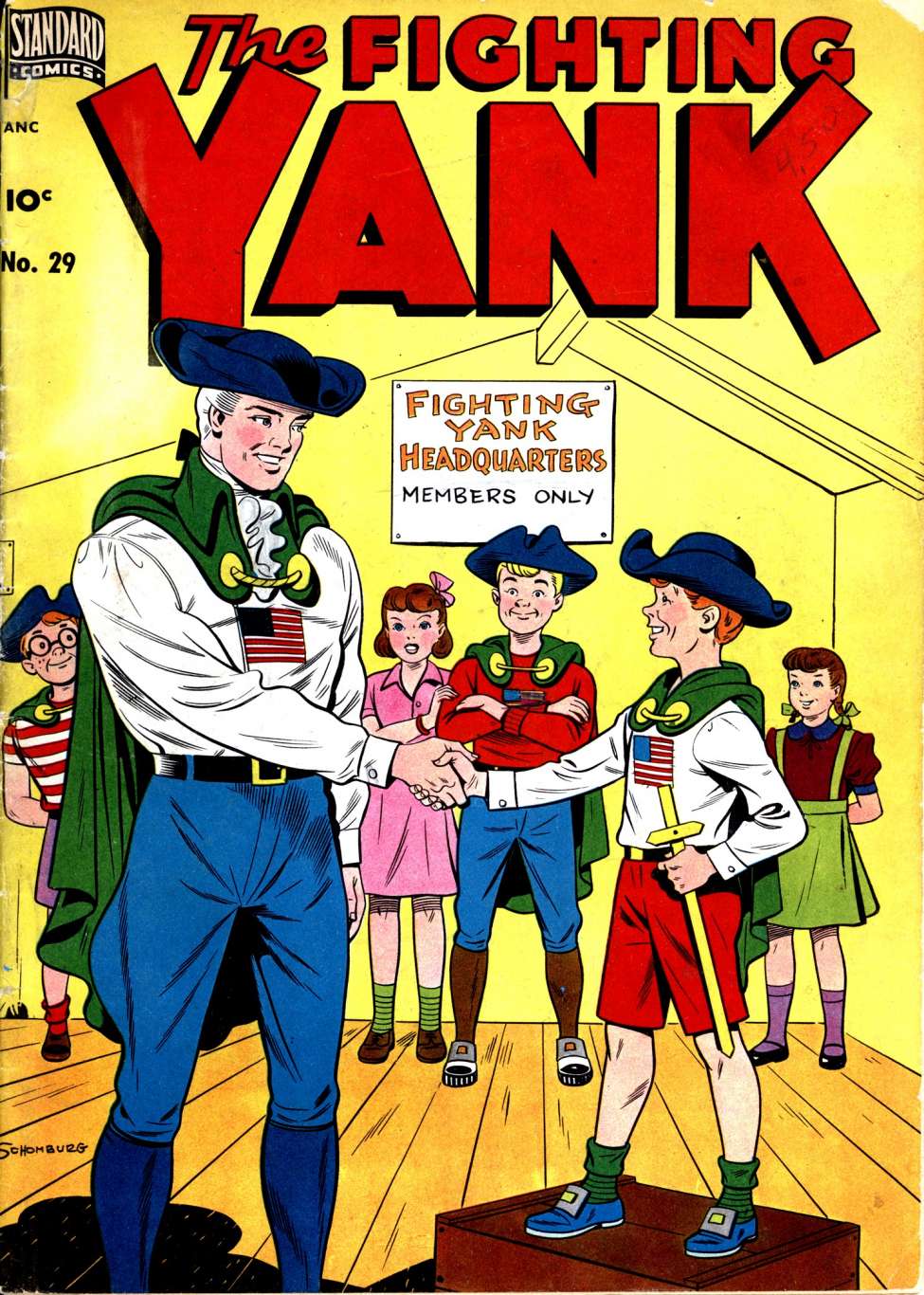 Comic Book Cover For The Fighting Yank 29