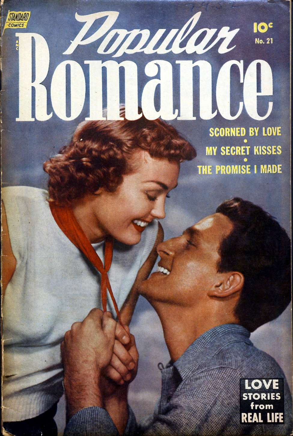 Comic Book Cover For Popular Romance 21