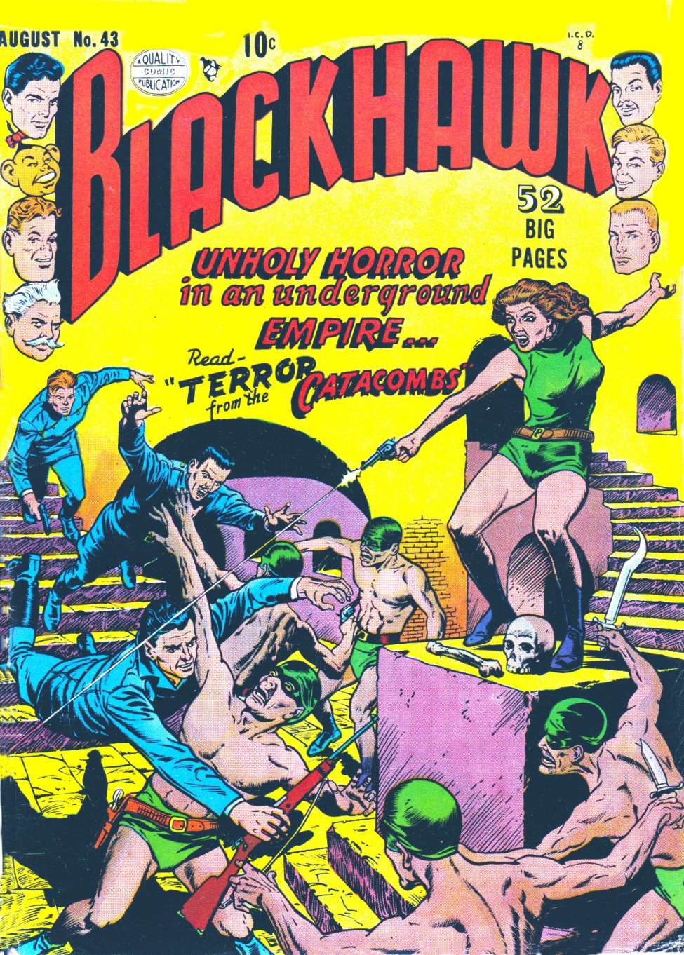 Comic Book Cover For Blackhawk 43