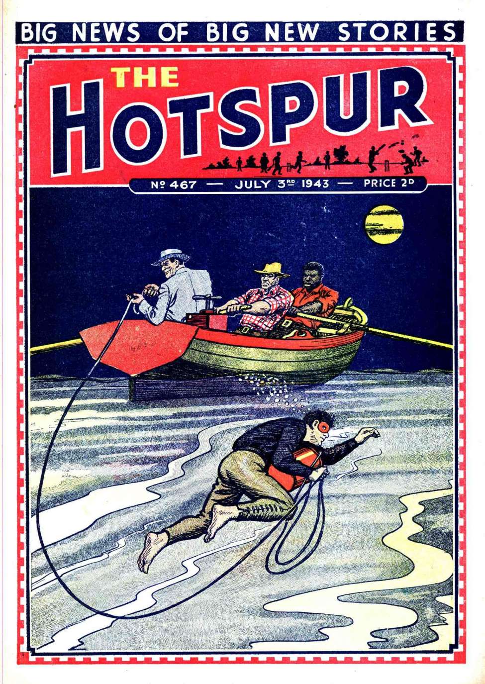 Comic Book Cover For The Hotspur 467