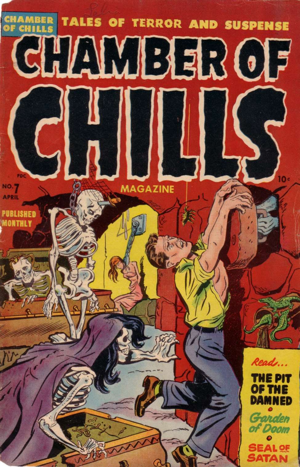 Comic Book Cover For Chamber of Chills 7