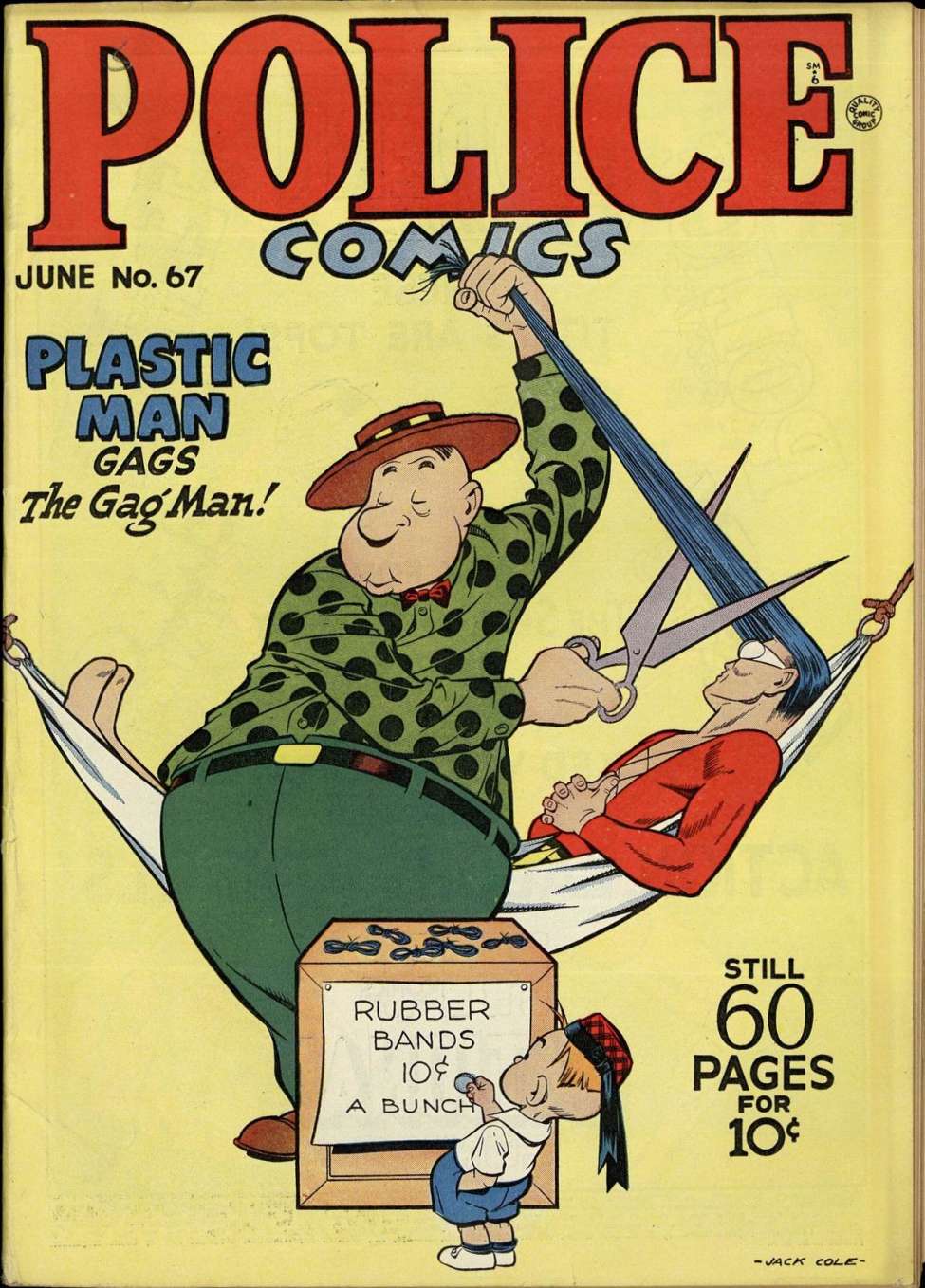 Comic Book Cover For Police Comics 67