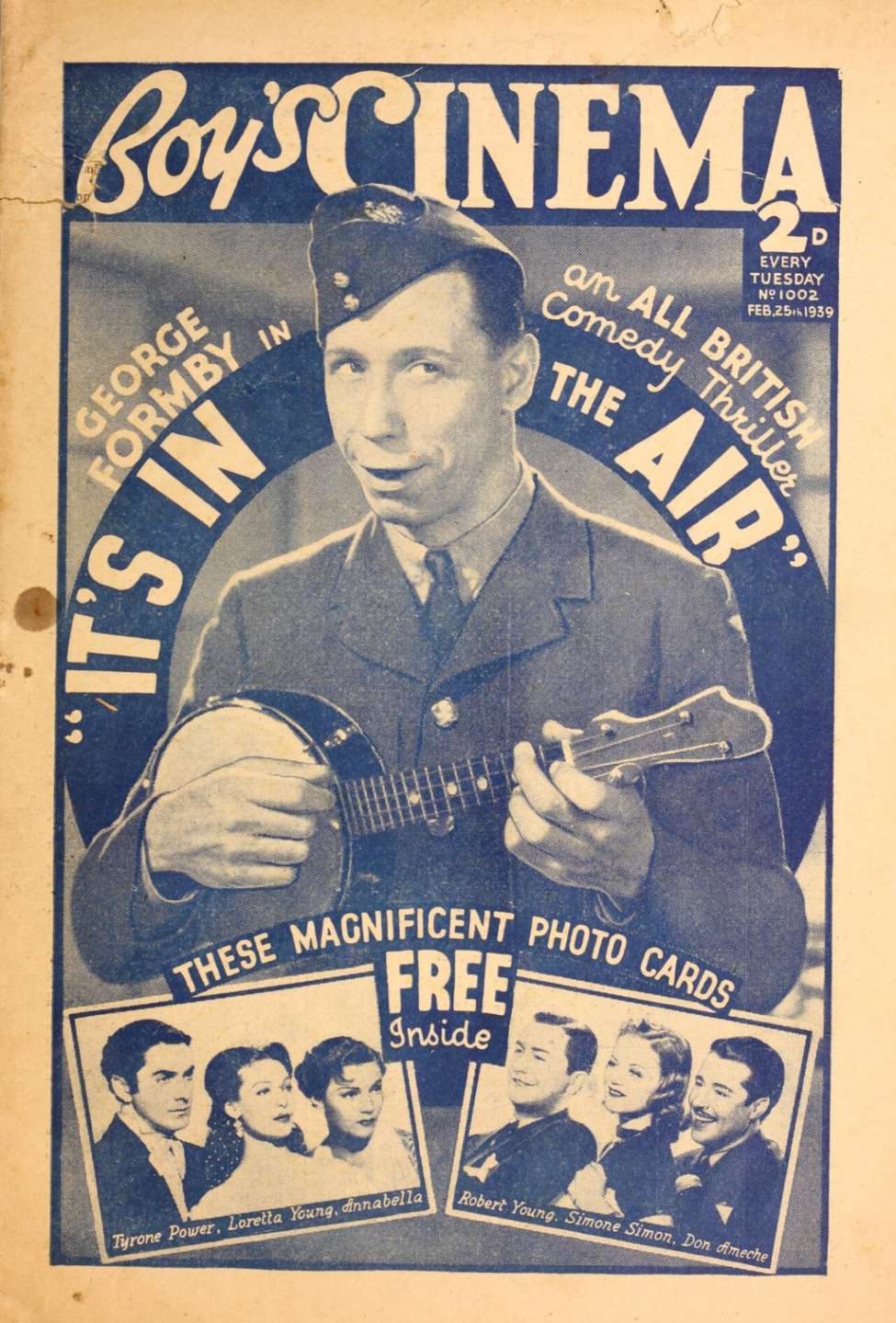 Book Cover For Boy's Cinema 1002 - It’s In the Air - George Formby