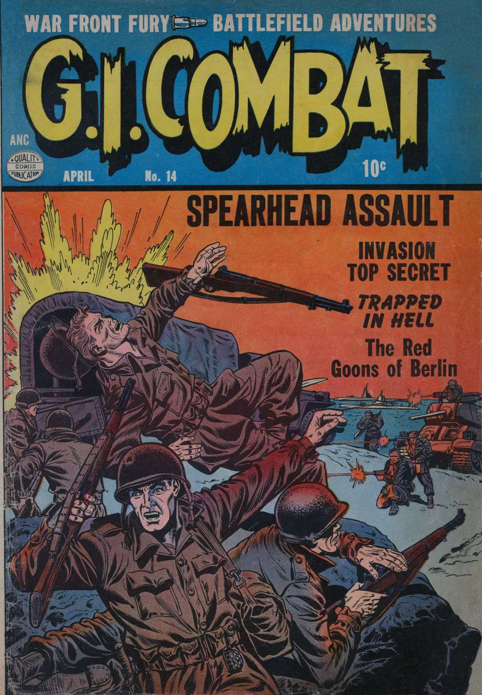 Comic Book Cover For G.I. Combat 14
