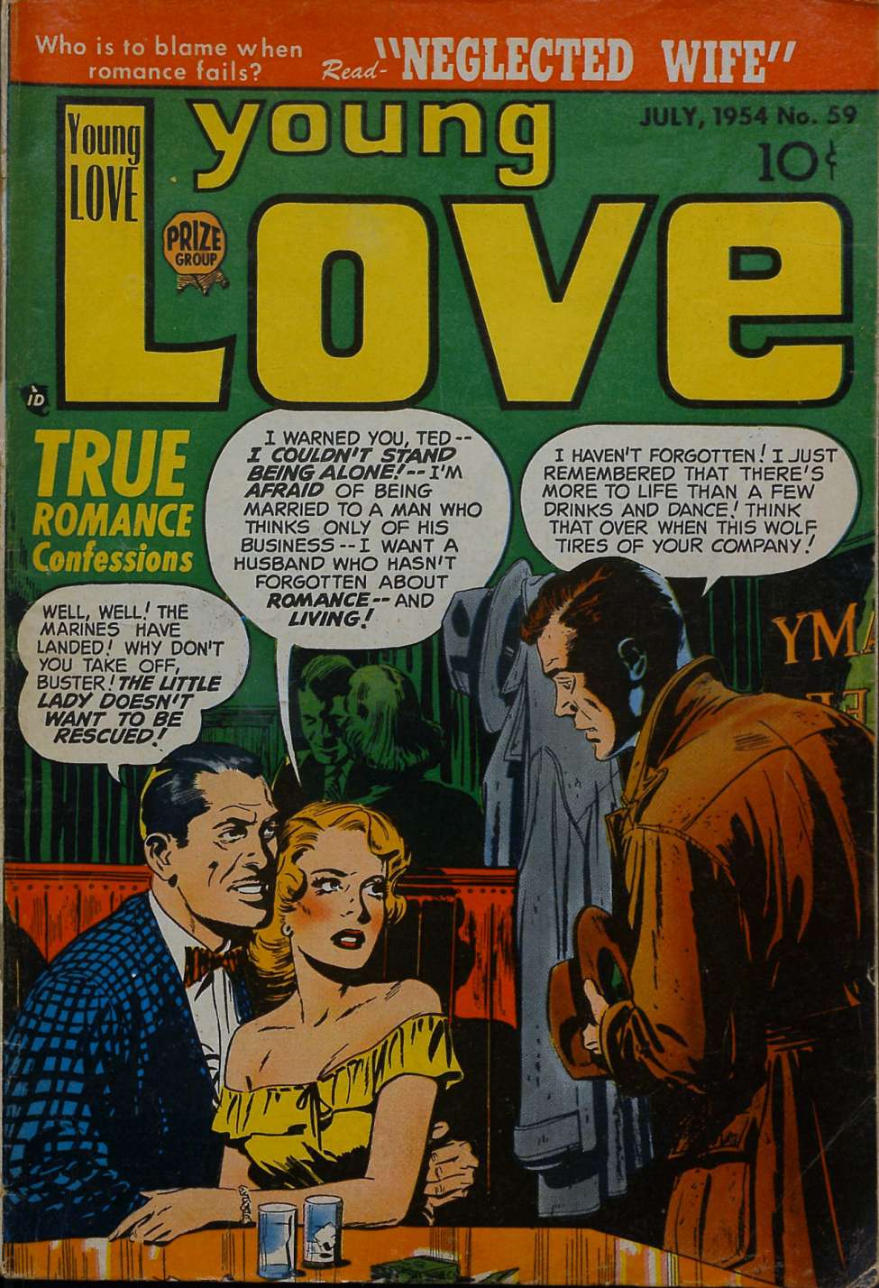 Comic Book Cover For Young Love 59