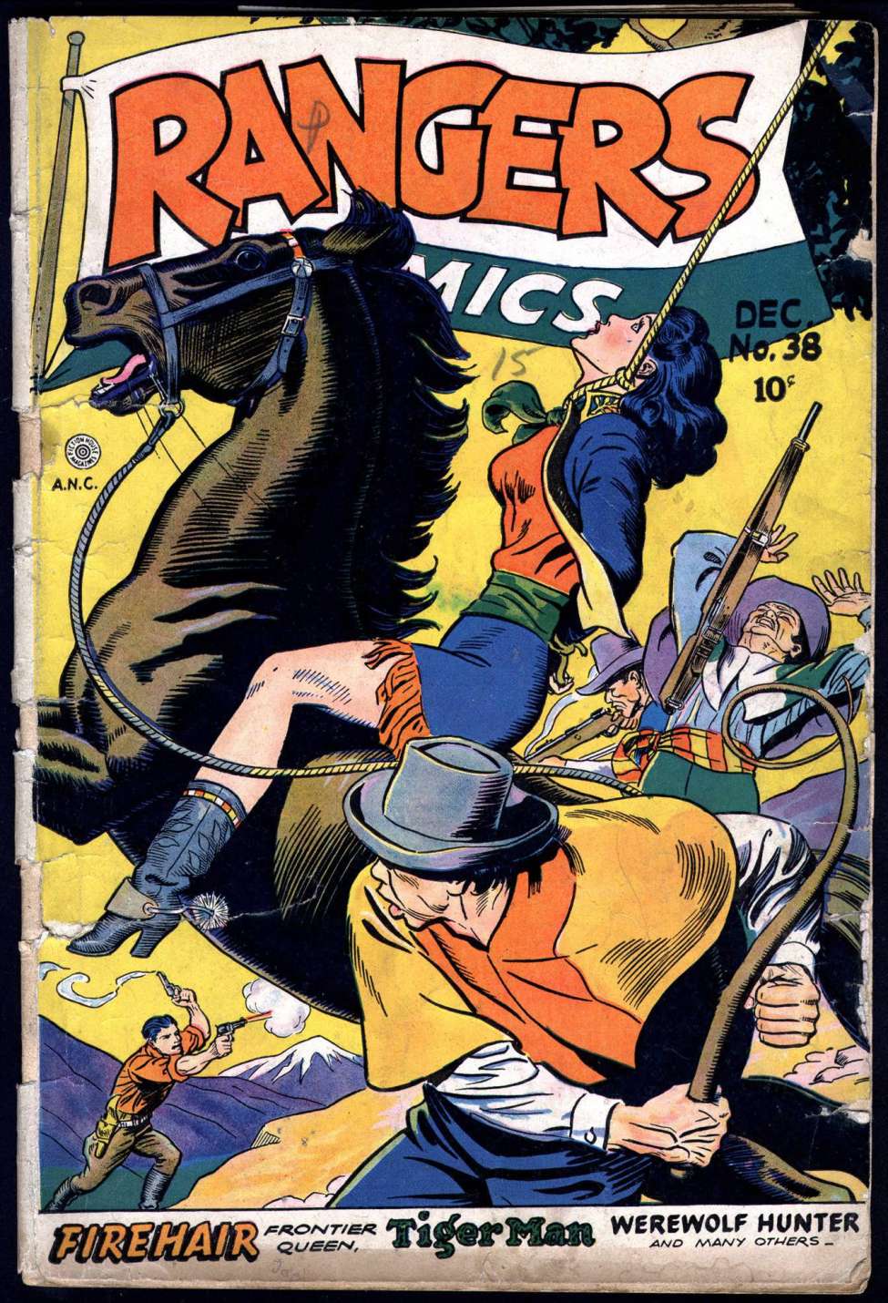 Comic Book Cover For Rangers Comics 38