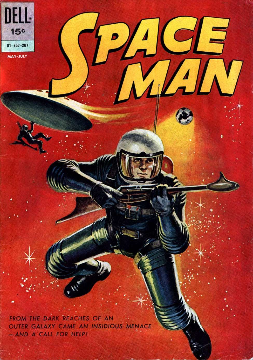 Comic Book Cover For Space Man 2