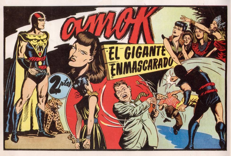 Comic Book Cover For Amok 1 - El Gigante Enmascarado