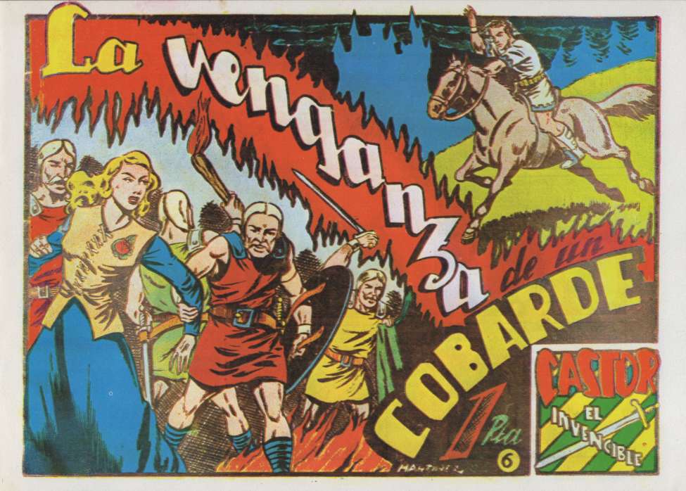 Comic Book Cover For Castor el Invencible 6 - La Venganza Cobarde