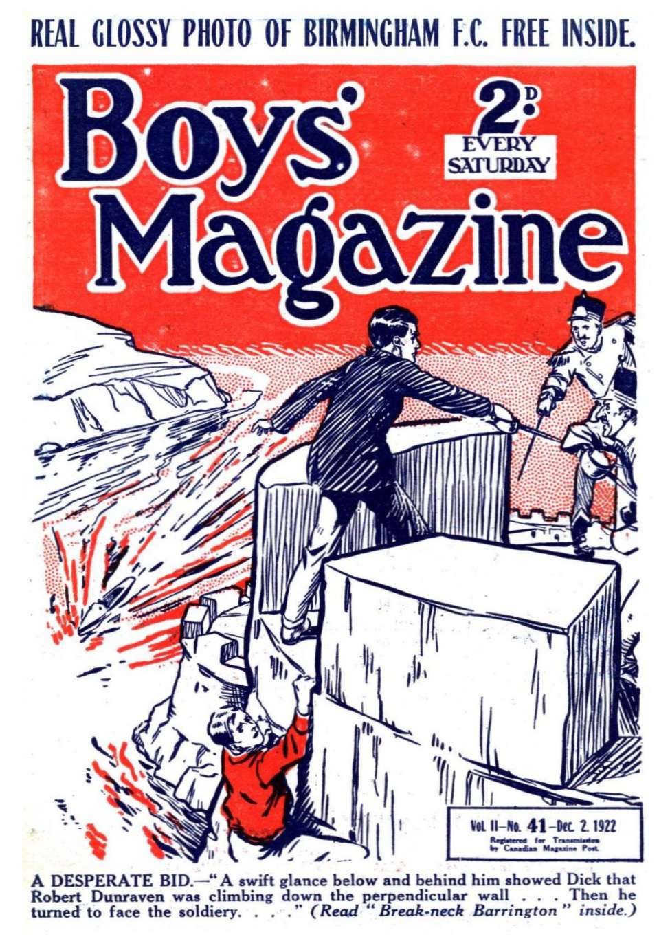 Book Cover For Boys' Magazine 41