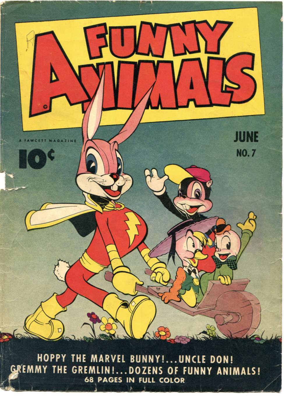 Comic Book Cover For Fawcett's Funny Animals 7