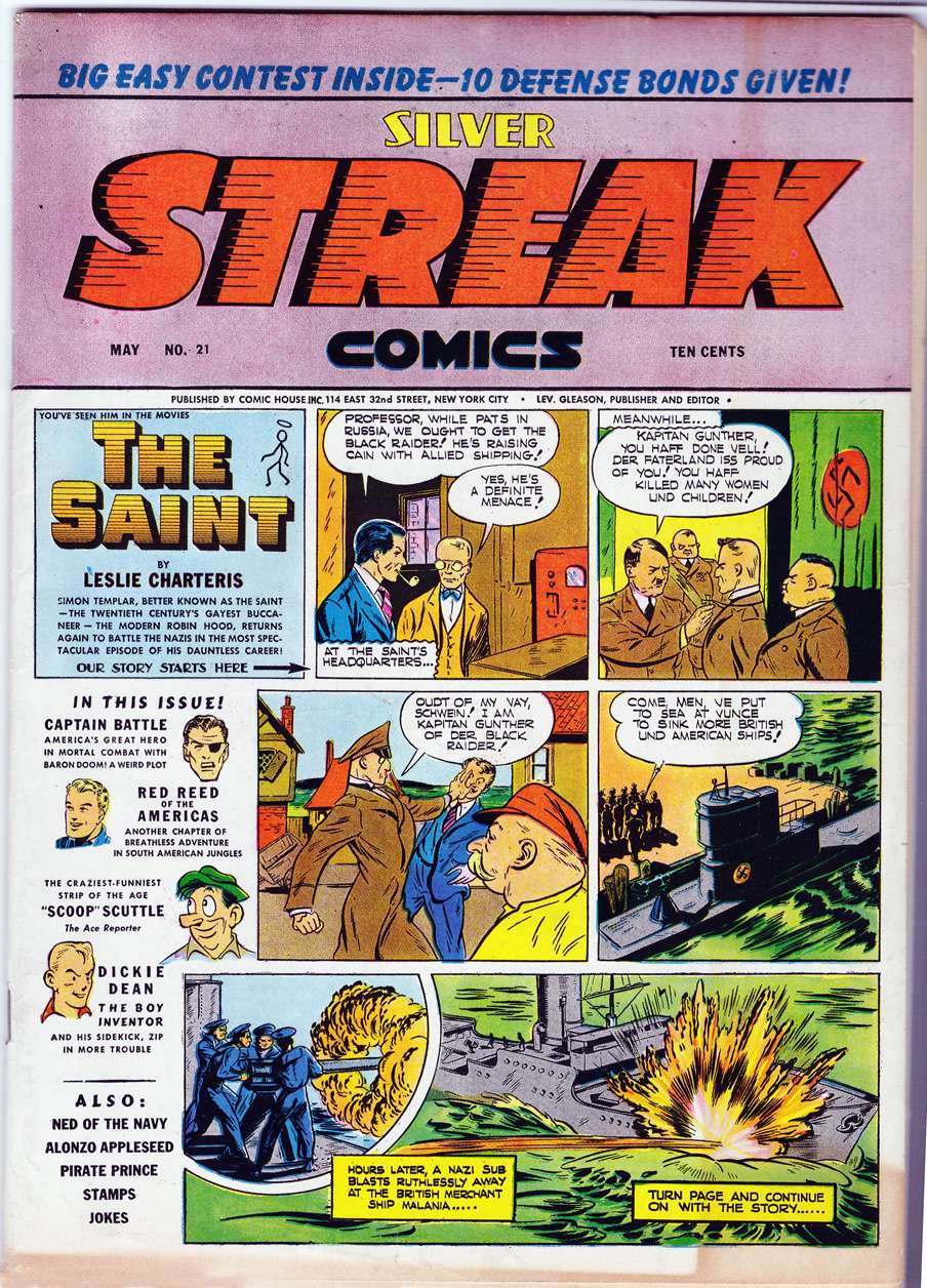 Book Cover For Silver Streak Comics 21 - Version 1