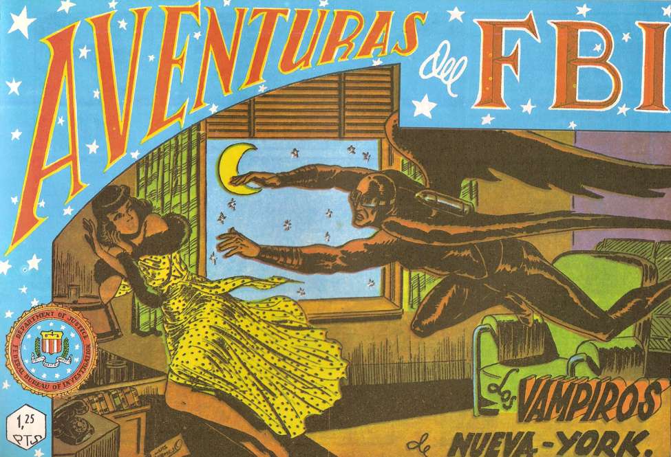 Comic Book Cover For Aventuras del FBI 11 Los vampiros de Nueva-York
