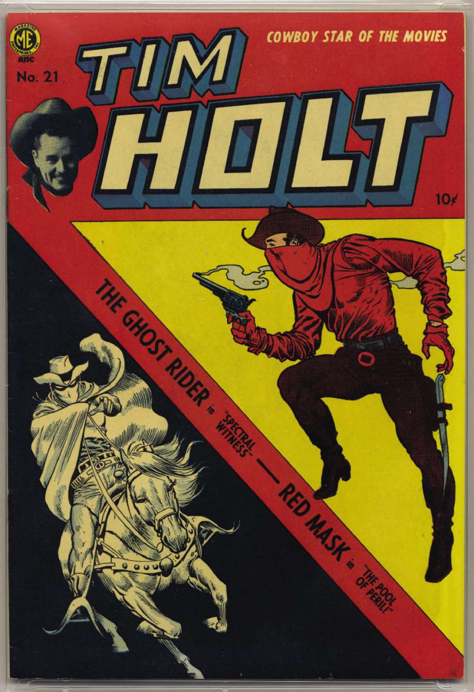 Comic Book Cover For Tim Holt 21