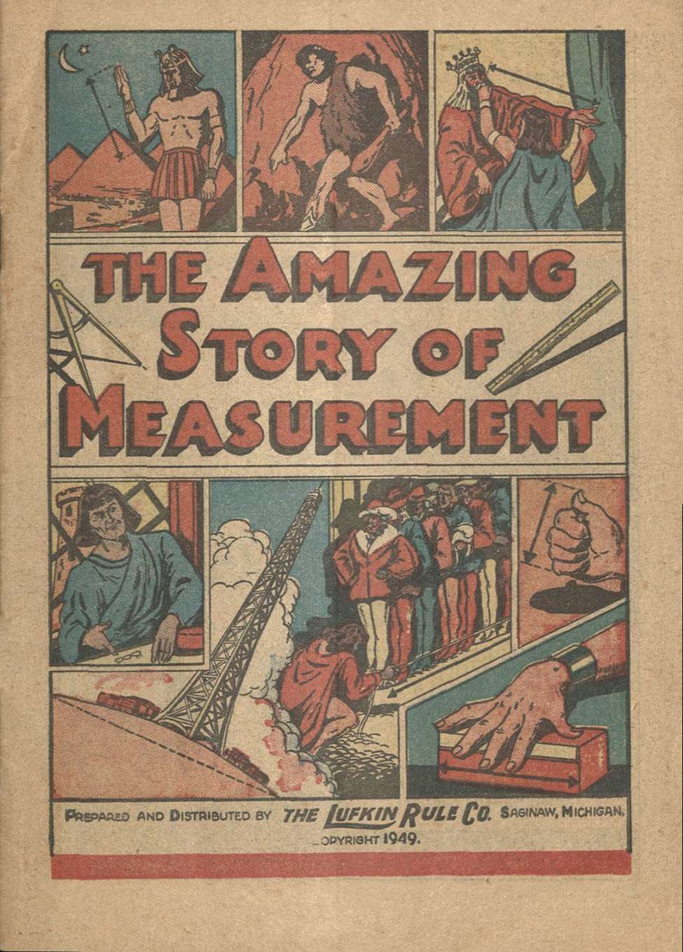Book Cover For Amazing Story of Measurement - Lufkin Rule Co