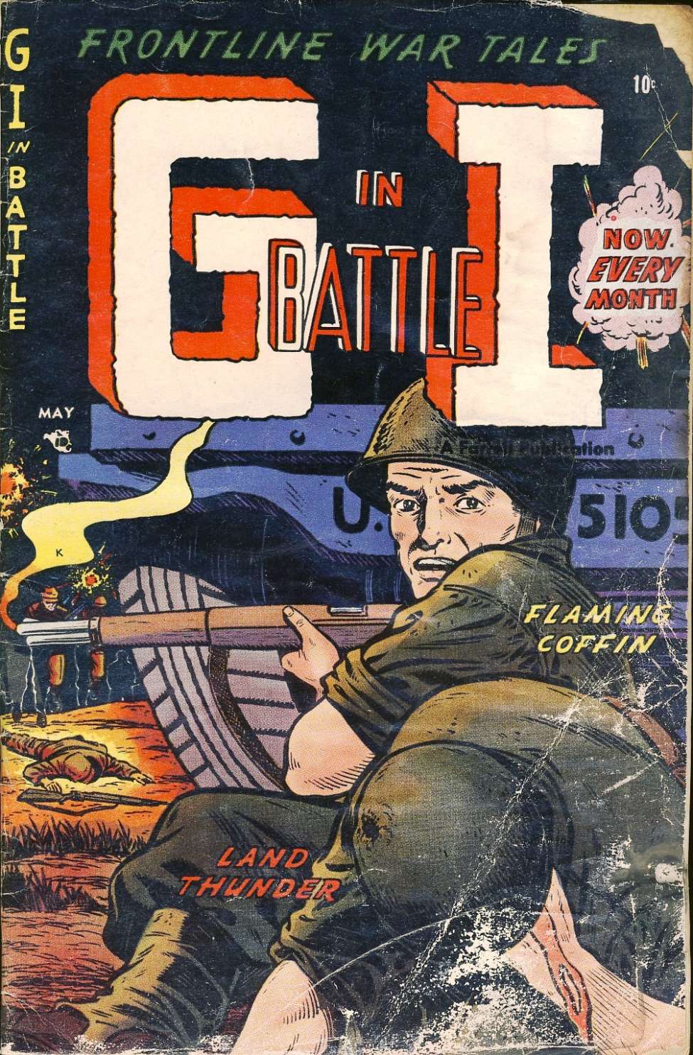 Comic Book Cover For G-I in Battle 8
