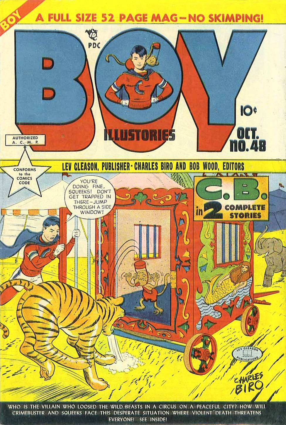 Comic Book Cover For Boy Comics 48