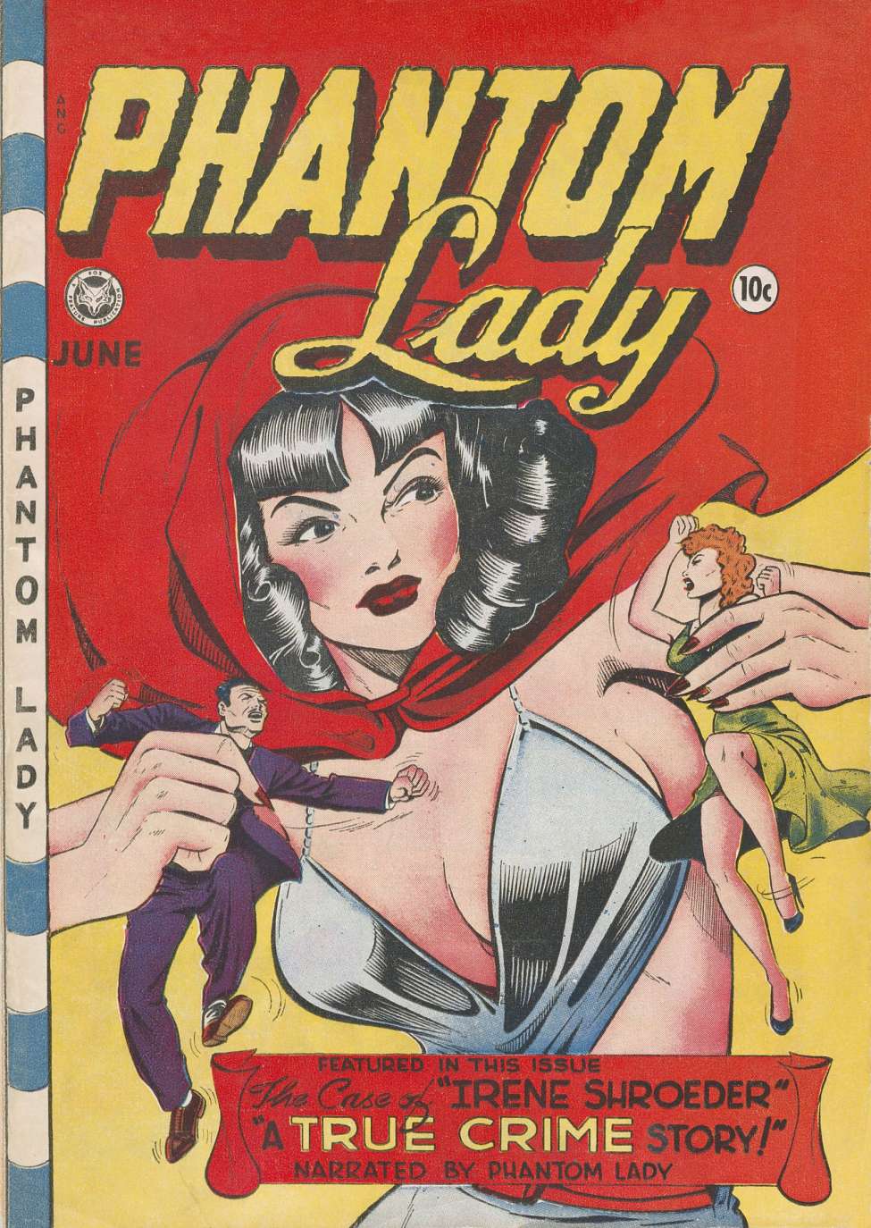 Comic Book Cover For Phantom Lady 18 (alt) - Version 2