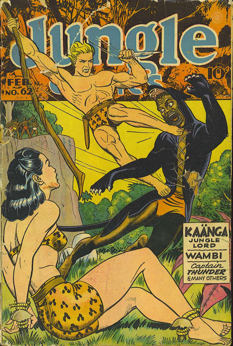 Comic Book Cover For Jungle Comics 62