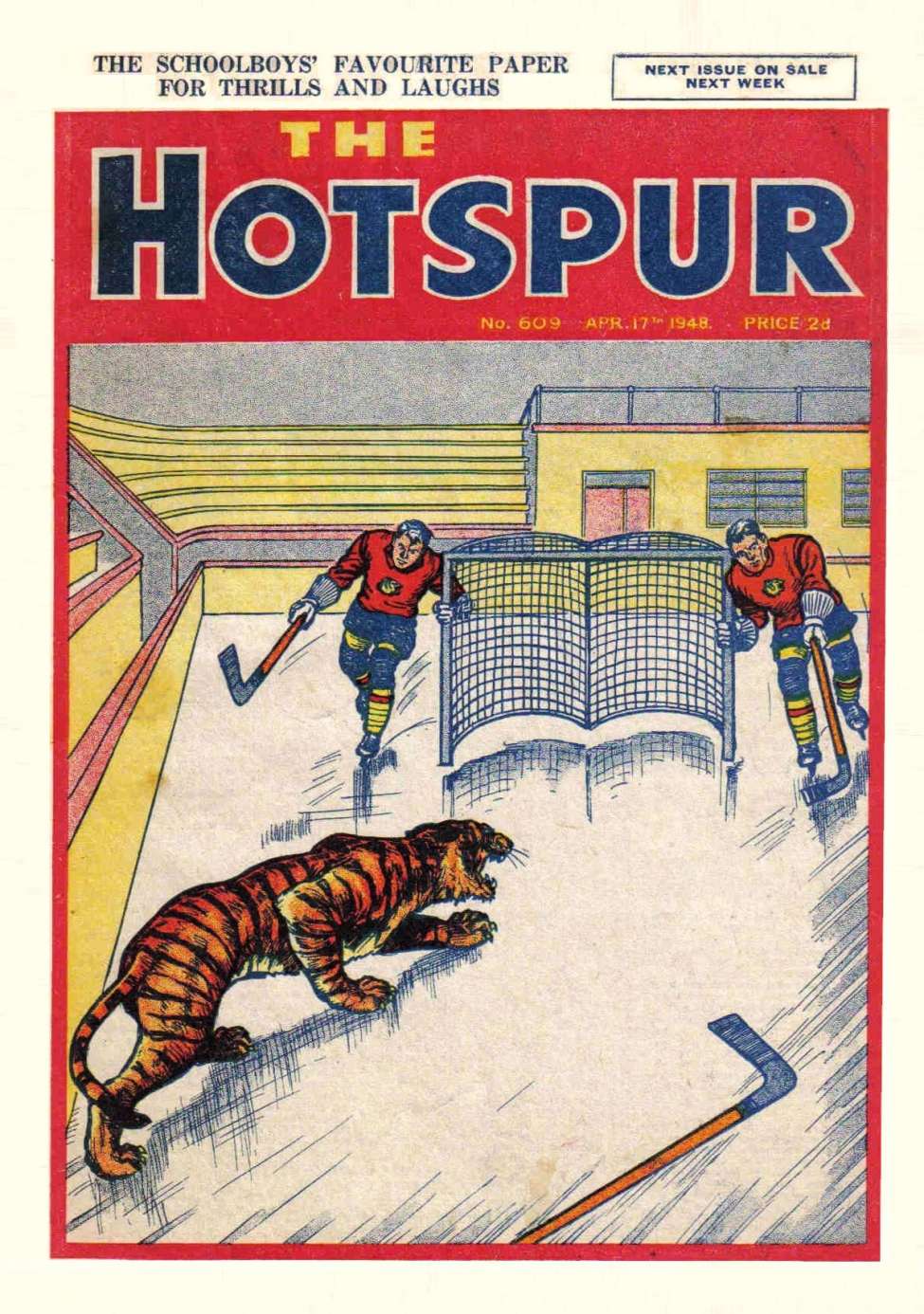 Comic Book Cover For The Hotspur 609