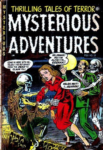 Comic Book Cover For Mysterious Adventures 18