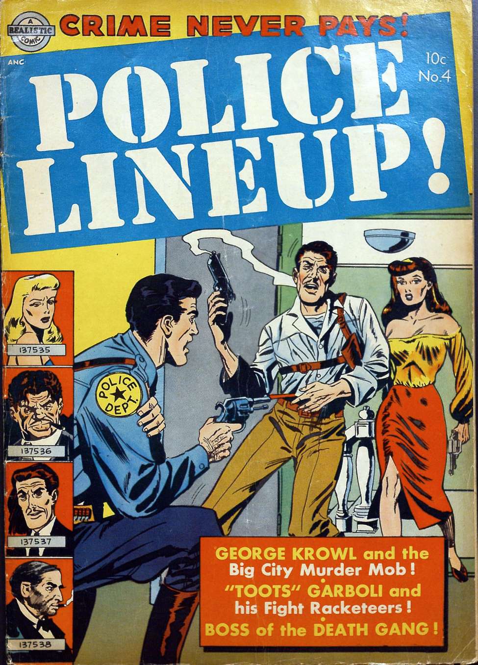 Book Cover For Police Line-Up 4