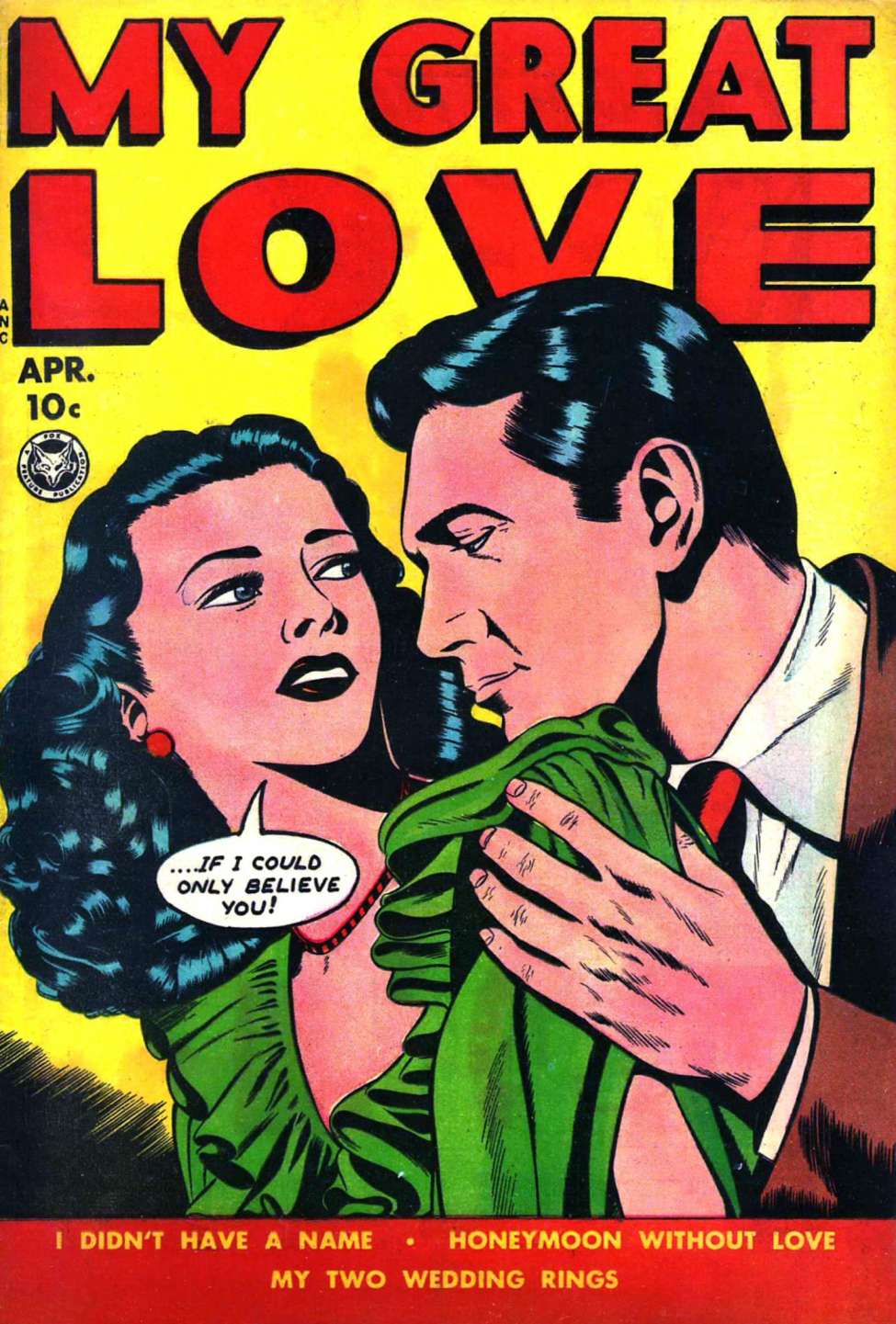 Comic Book Cover For My Great Love 4