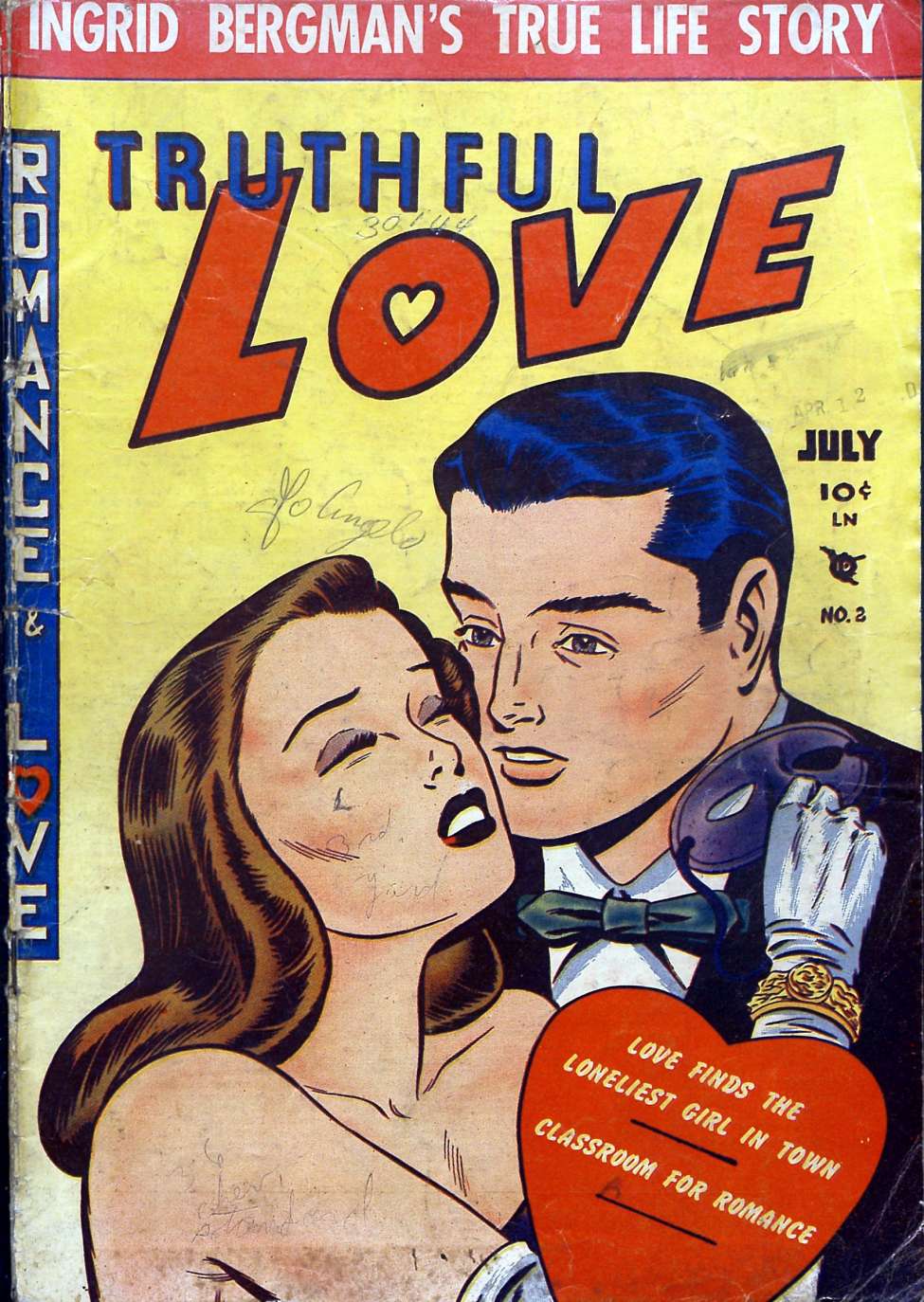 Comic Book Cover For Truthful Love 2