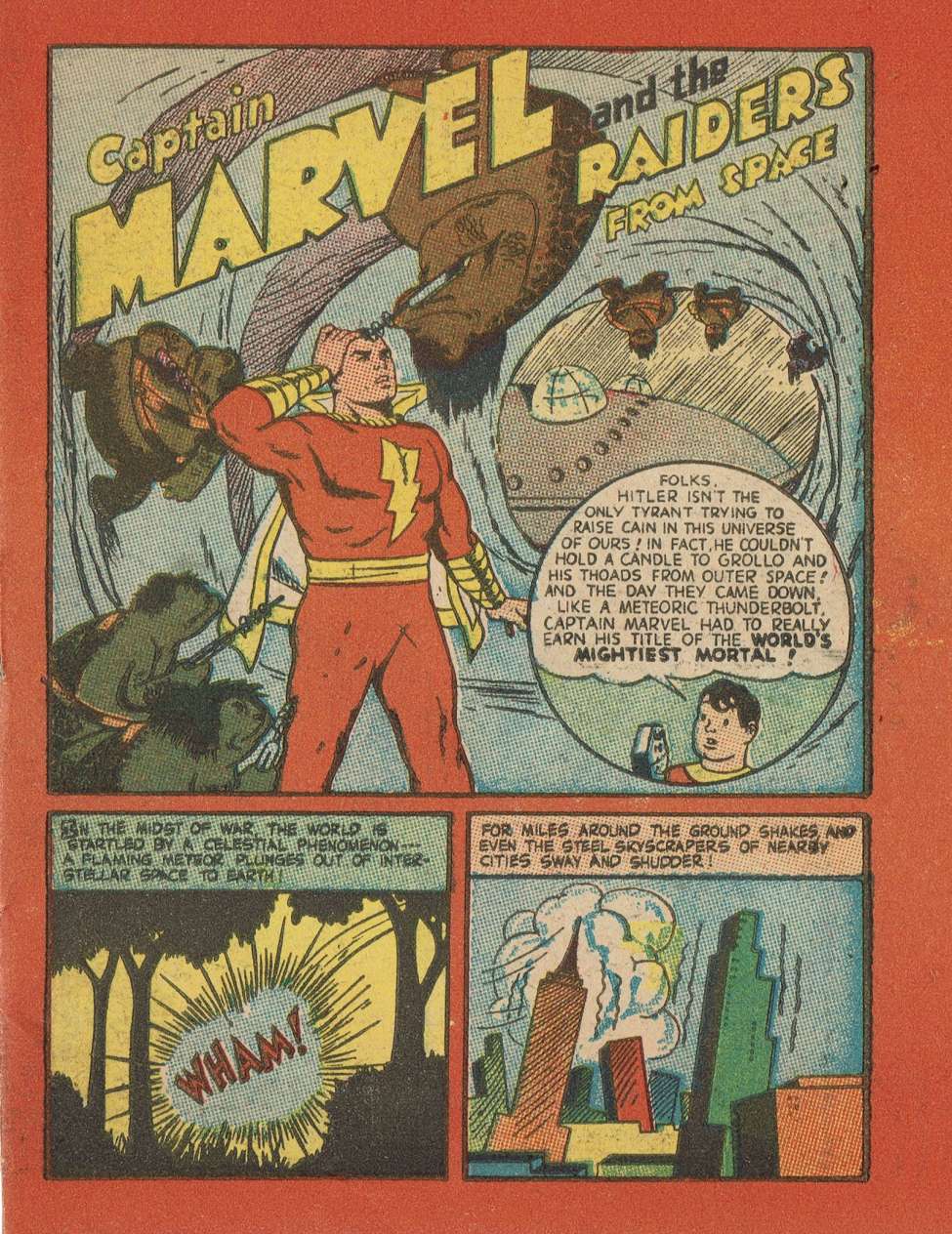 Book Cover For Captain Marvel and the Raiders from Space