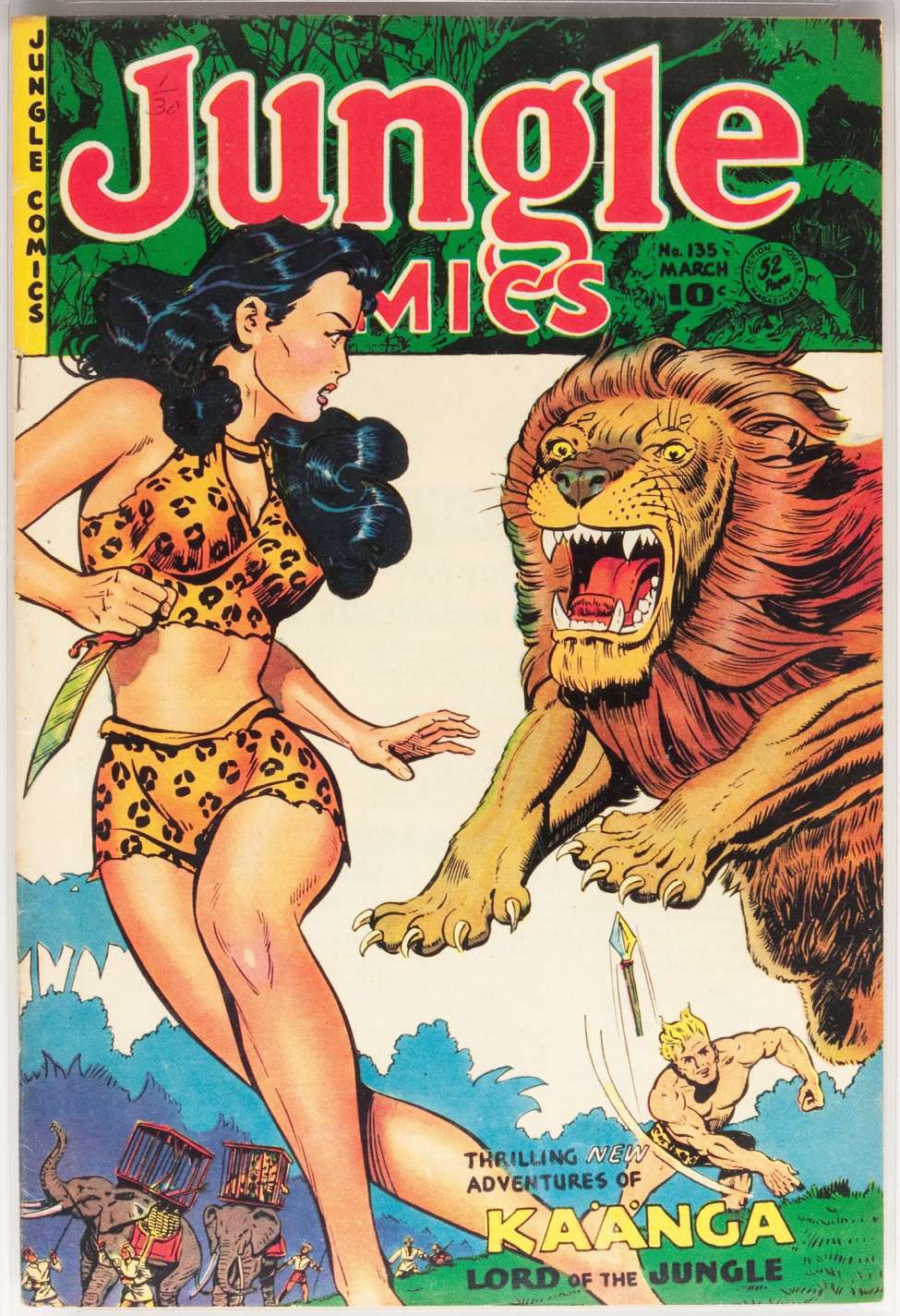 Comic Book Cover For Jungle Comics 135