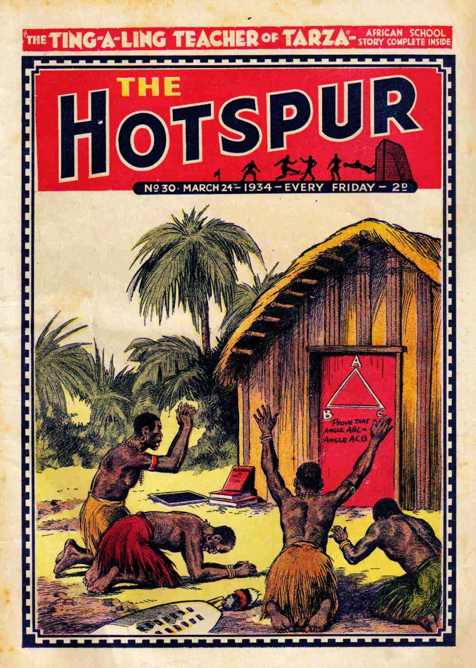 Comic Book Cover For The Hotspur 30