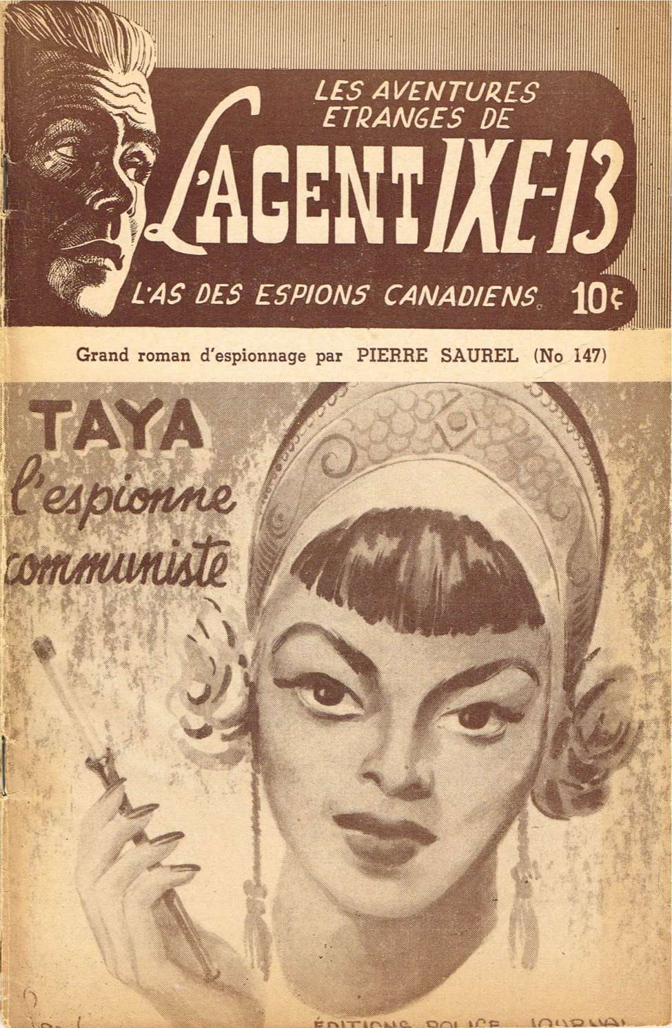 Book Cover For L'Agent IXE-13 v2 147 - Taya l'espionne communiste