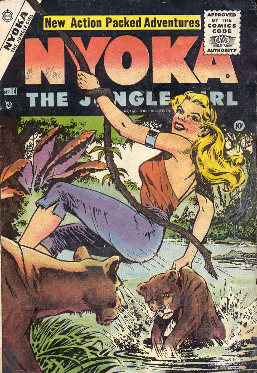 Comic Book Cover For Nyoka the Jungle Girl 14