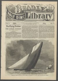 Large Thumbnail For Beadle's Half Dime Library 7 - The Flying Yankee